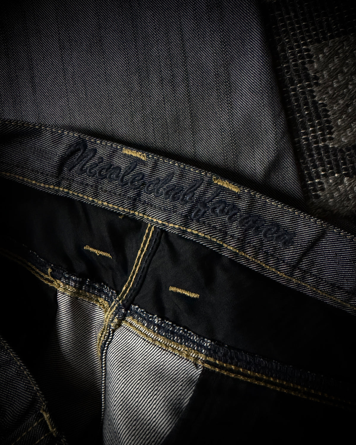 Nicole Club Silver Sheen Zip Jeans