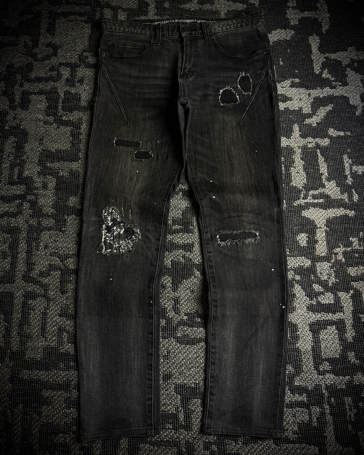 Number (N)ine × Loveless Guild Prime Distressed Jeans