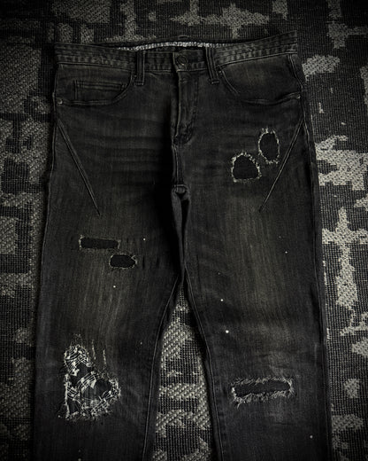 Number (N)ine × Loveless Guild Prime Distressed Jeans