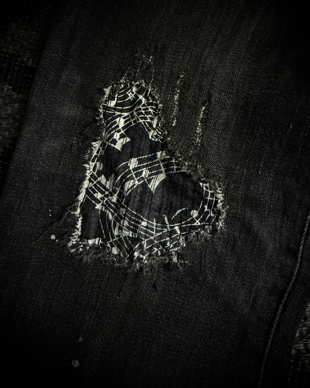 Number (N)ine × Loveless Guild Prime Distressed Jeans