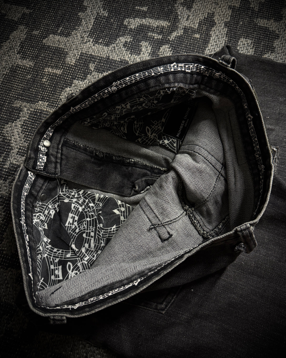 Number (N)ine × Loveless Guild Prime Distressed Jeans