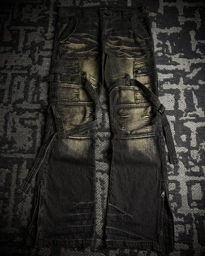 TopIsm Heavy Whiskered Utility Jeans