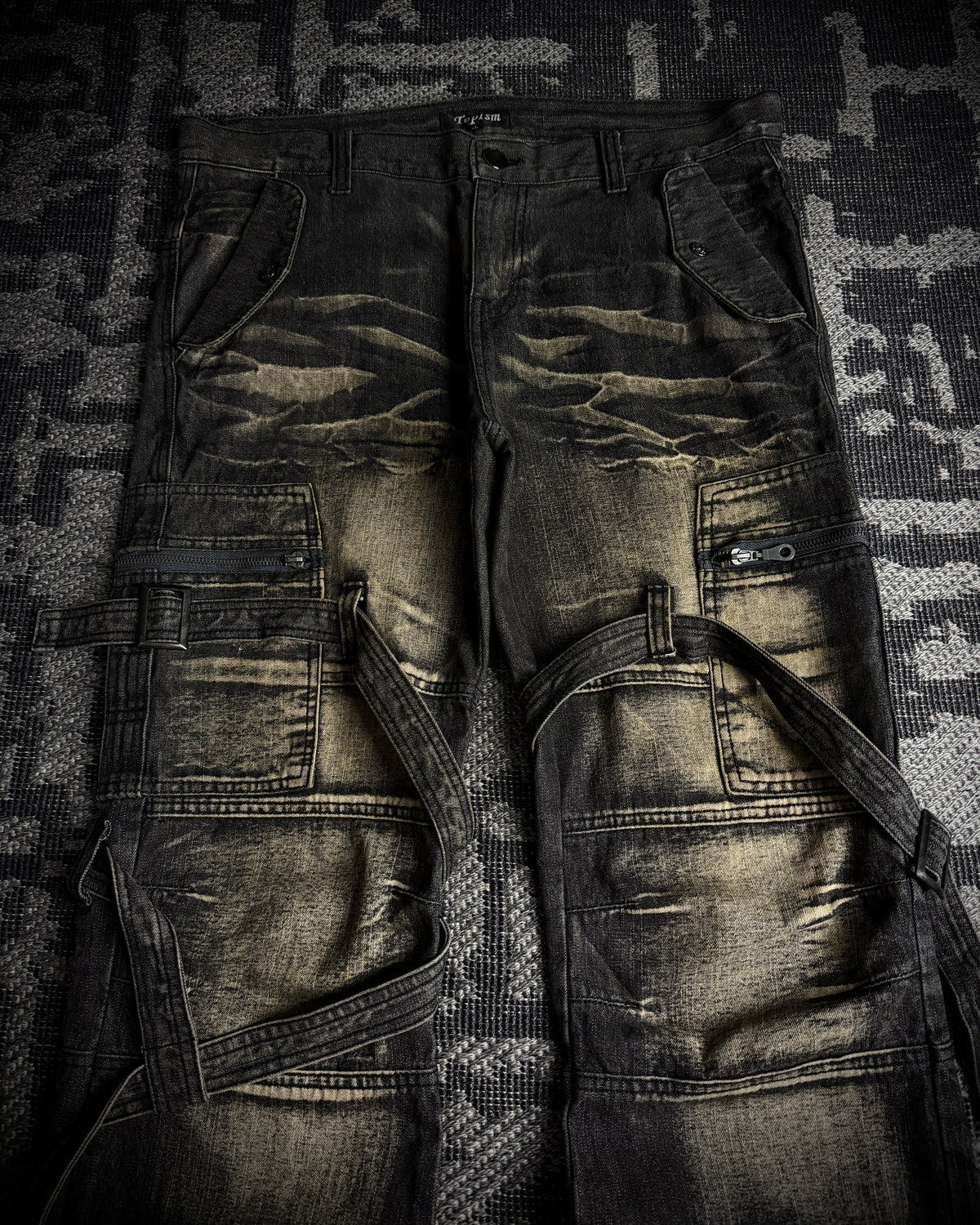 TopIsm Heavy Whiskered Utility Jeans