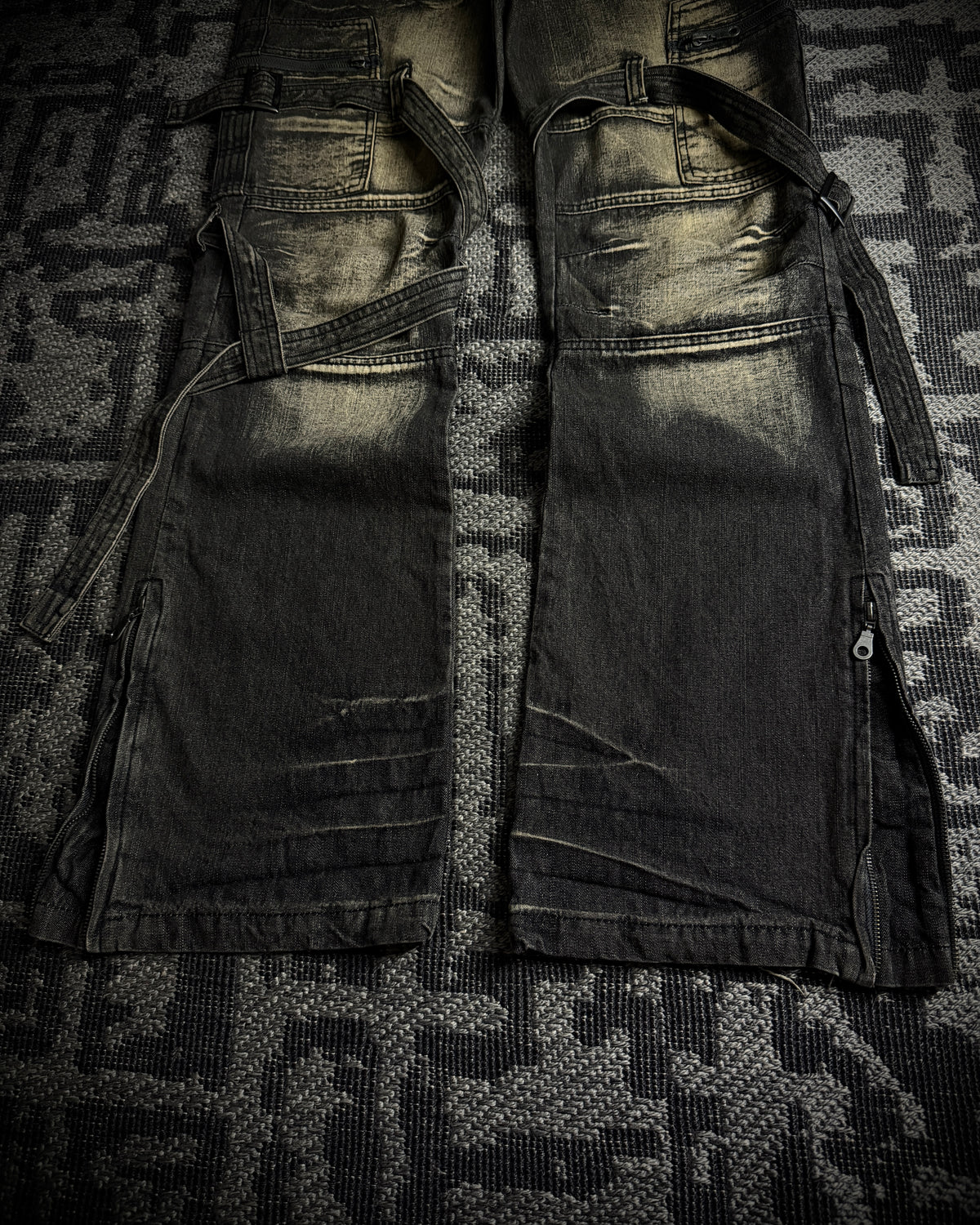 TopIsm Heavy Whiskered Utility Jeans