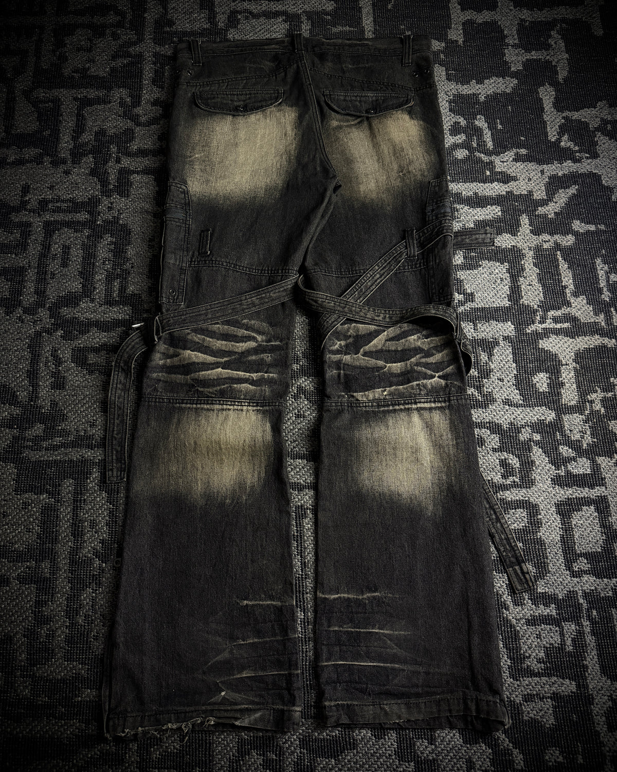 TopIsm Heavy Whiskered Utility Jeans