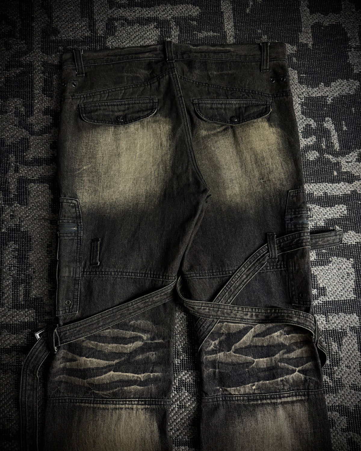 TopIsm Heavy Whiskered Utility Jeans