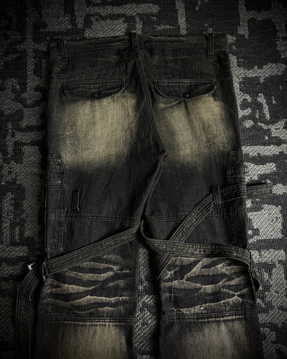 TopIsm Heavy Whiskered Utility Jeans