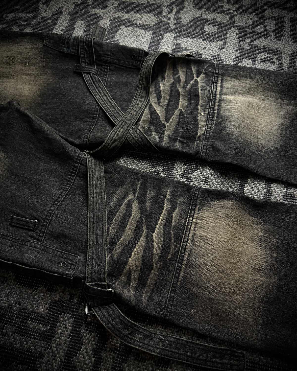 TopIsm Heavy Whiskered Utility Jeans