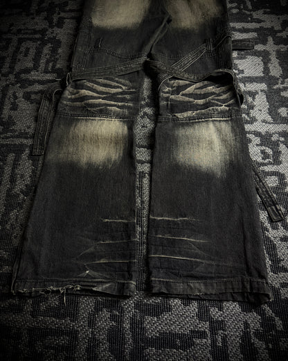 TopIsm Heavy Whiskered Utility Jeans