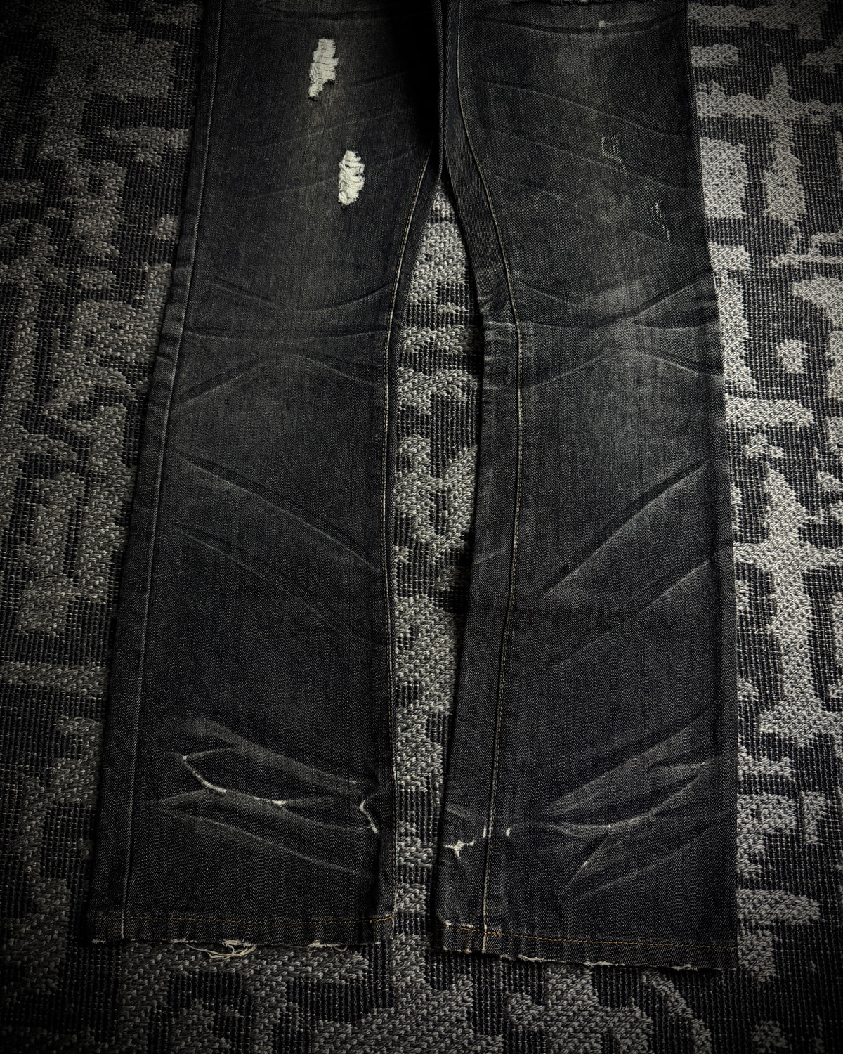 Indecent Claw Mask Boot Cut Jeans