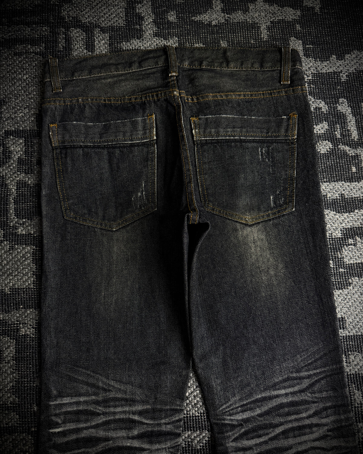 Indecent Claw Mask Boot Cut Jeans