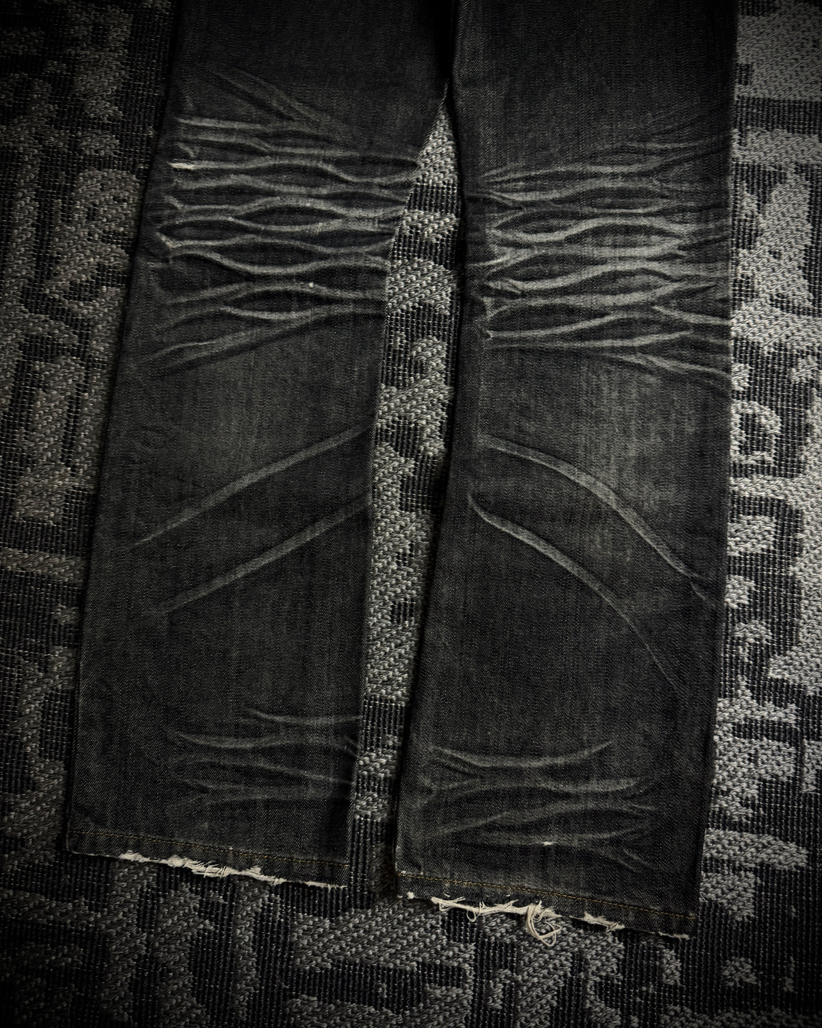 Indecent Claw Mask Boot Cut Jeans