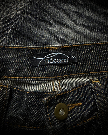 Indecent Claw Mask Boot Cut Jeans