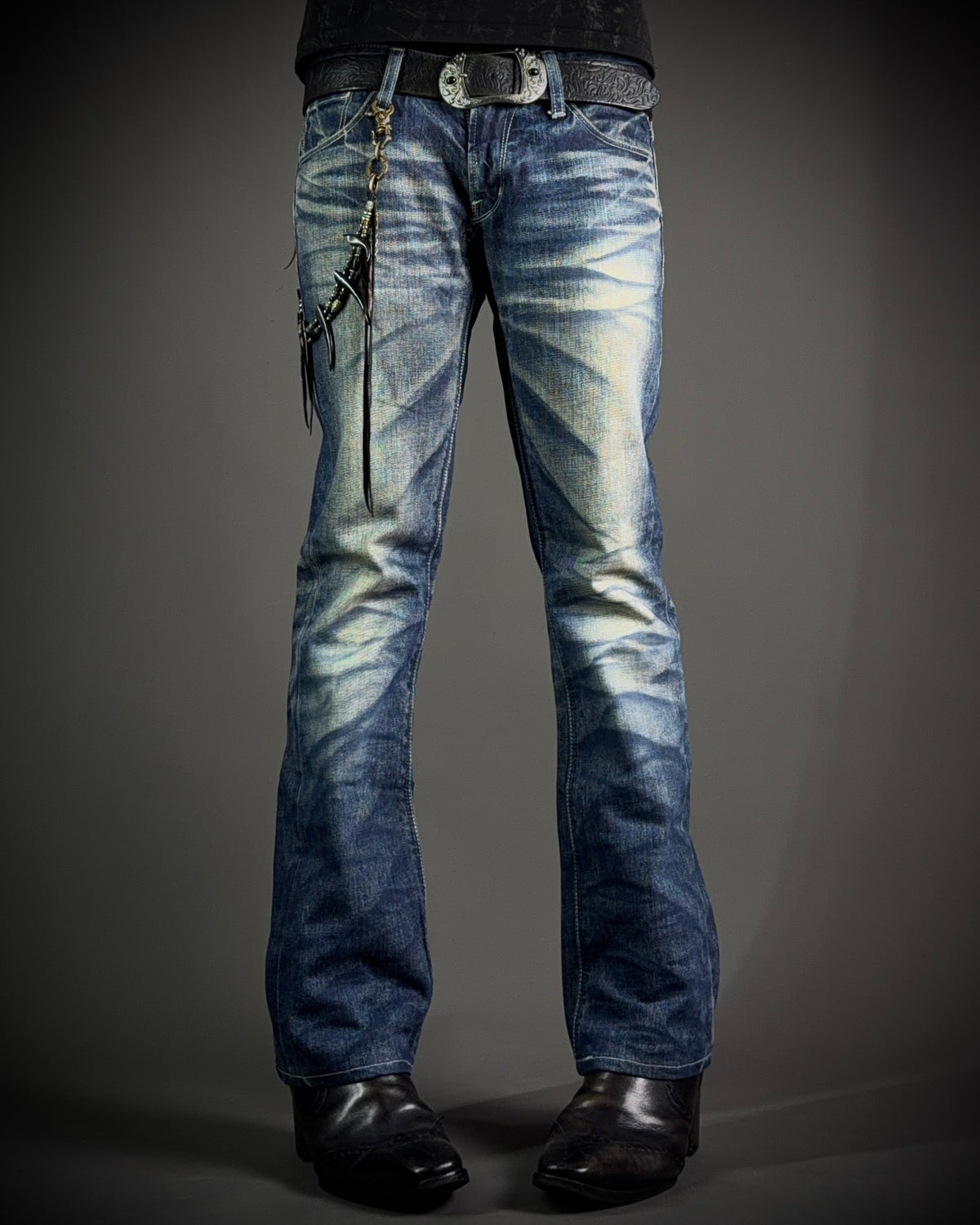 Murder License Whiskered Boot Cut Jeans