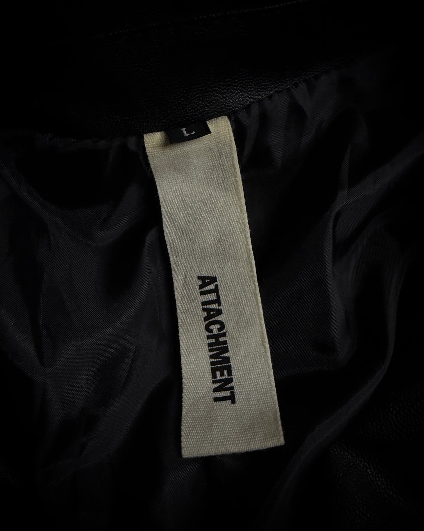 Attachment Multi-zip leather biker jacket