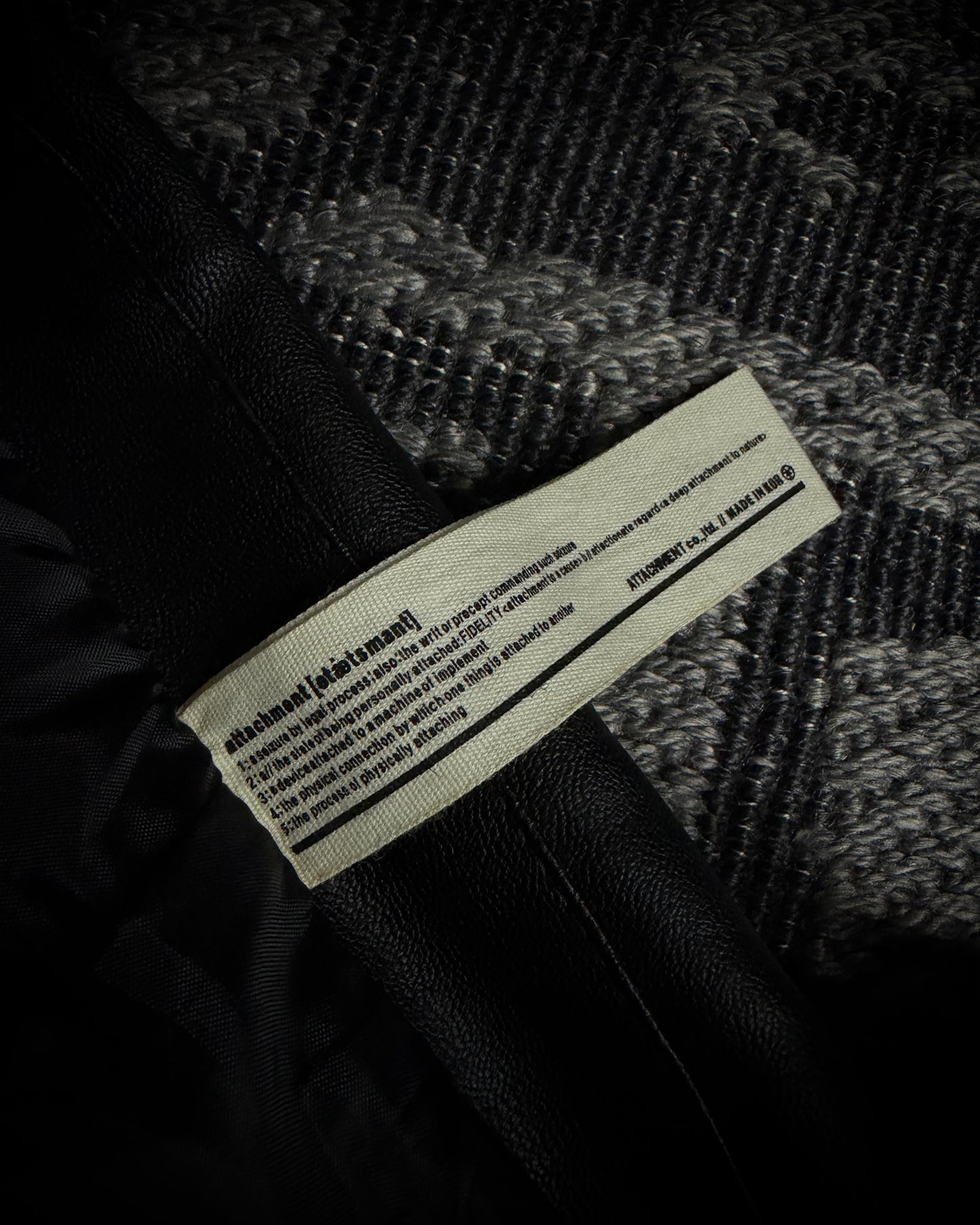 Attachment Multi-zip leather biker jacket