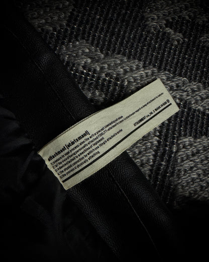 Attachment Multi-zip leather biker jacket