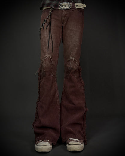 Led Rechwe Western Hybrid Flared Jeans