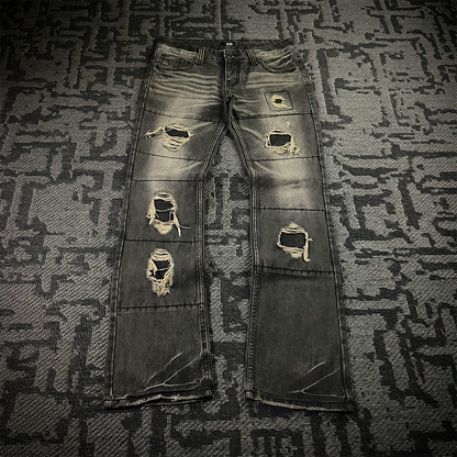 Glad News Distressed Bootcut Denim