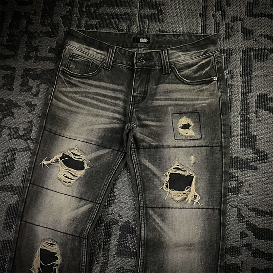 Glad News Distressed Bootcut Denim