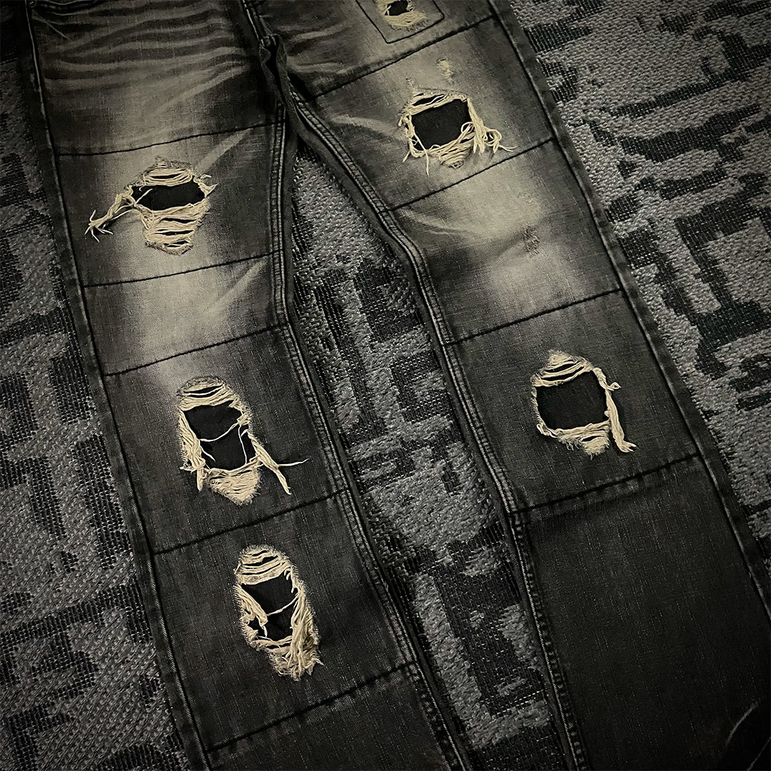 Glad News Distressed Bootcut Denim