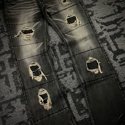 Glad News Distressed Bootcut Denim