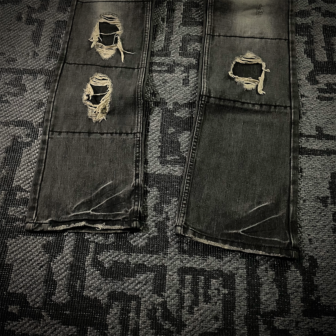 Glad News Distressed Bootcut Denim