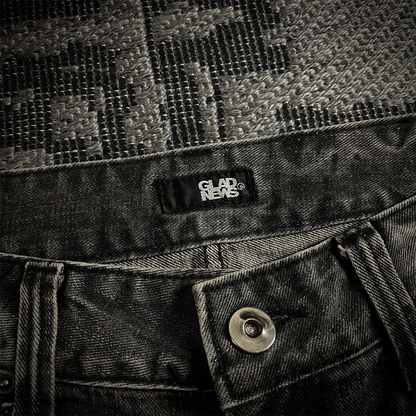 Glad News Distressed Bootcut Denim