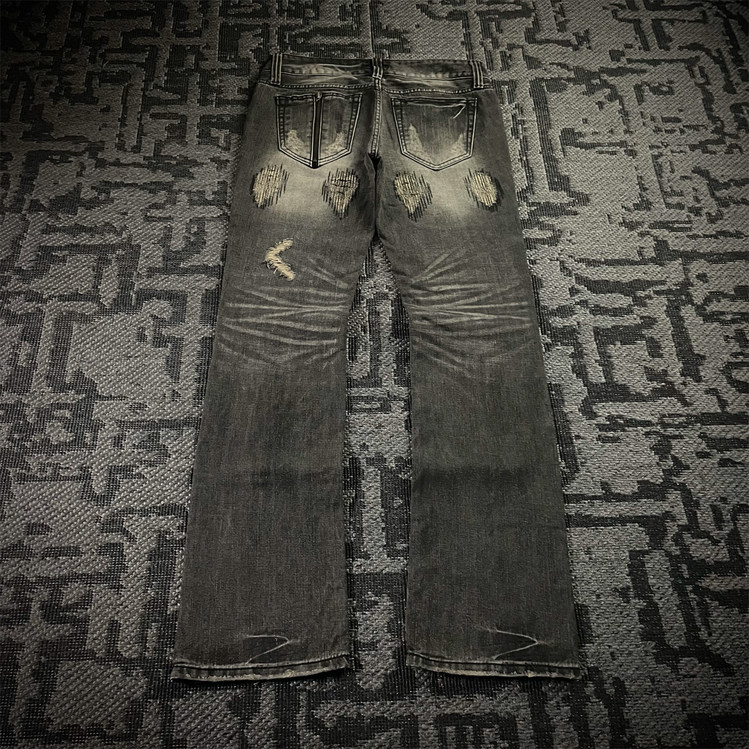 Glad News Distressed Bootcut Denim