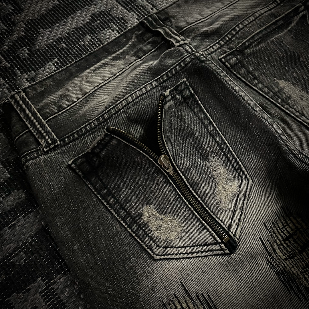 Glad News Distressed Bootcut Denim