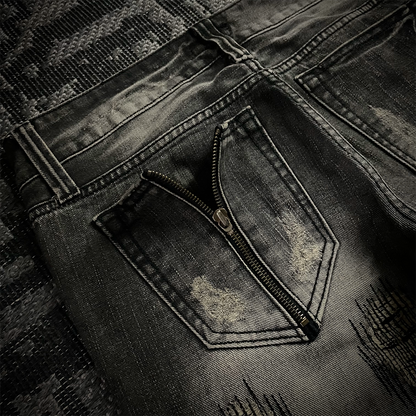Glad News Distressed Bootcut Denim