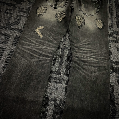Glad News Distressed Bootcut Denim