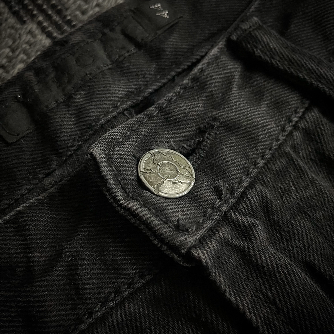 Fuga Japan Whiskered Faded Flared Jeans