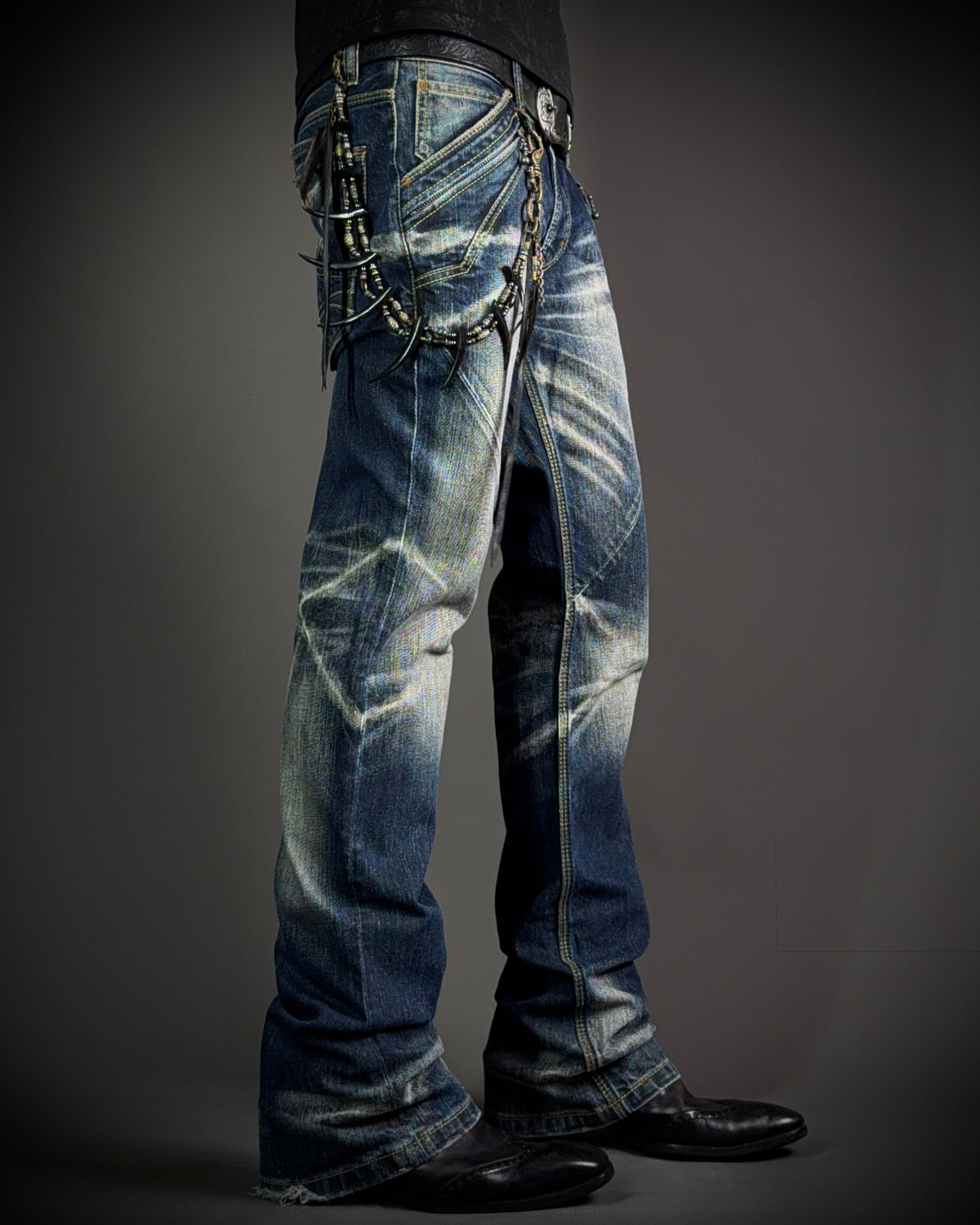 Nicole Club for Men Whiskered Boot Cut Jeans