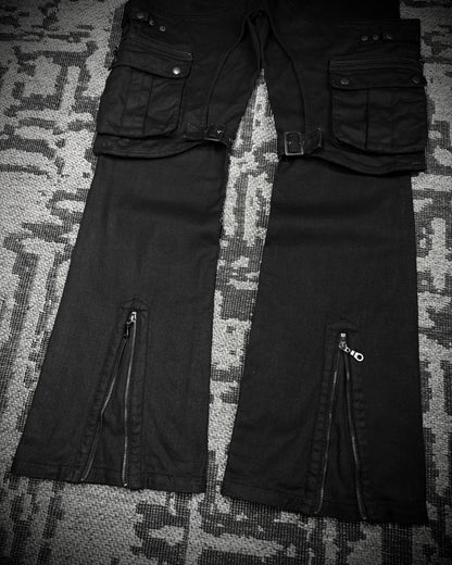 Roi Franc Utility Flared Pants