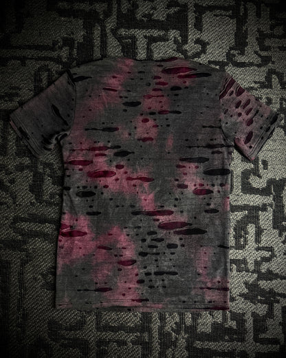 Tornado Mart Burnout Draped Layered Tee