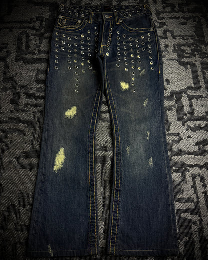 Jackrose Multi Eyelet Bootcut Denim