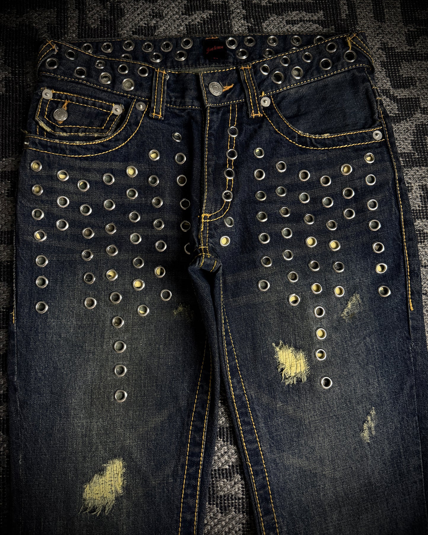 Jackrose Multi Eyelet Bootcut Denim