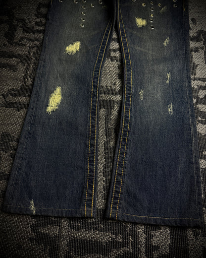 Jackrose Multi Eyelet Bootcut Denim