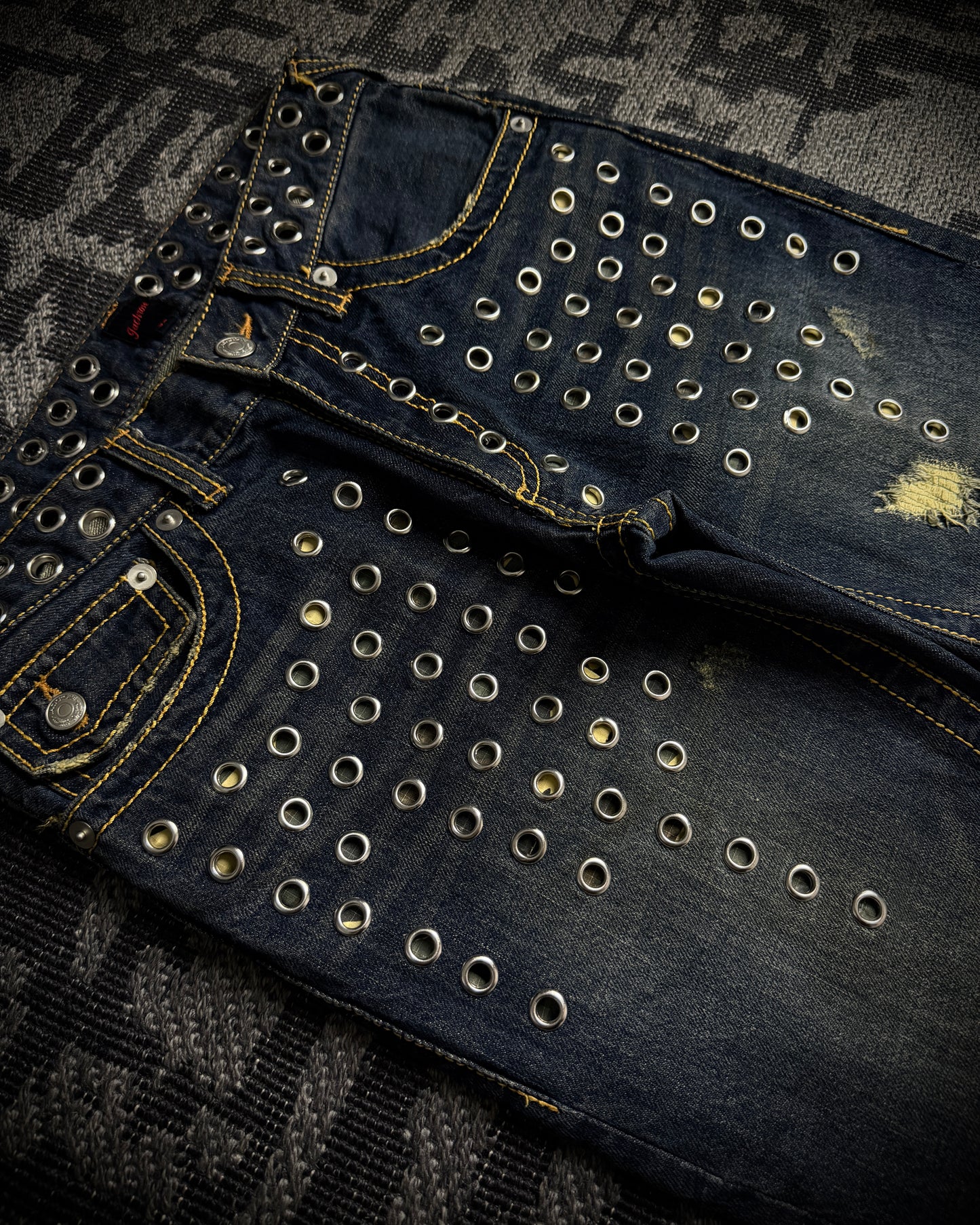 Jackrose Multi Eyelet Bootcut Denim