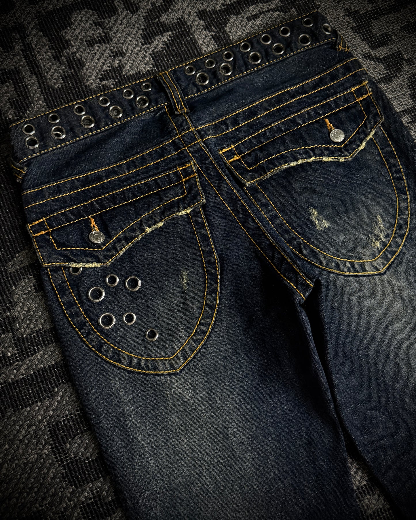 Jackrose Multi Eyelet Bootcut Denim