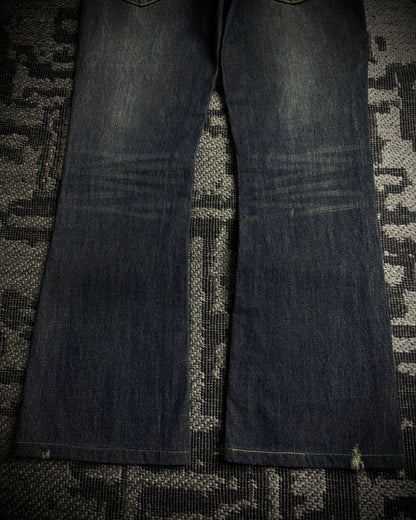 Jackrose Multi Eyelet Bootcut Denim