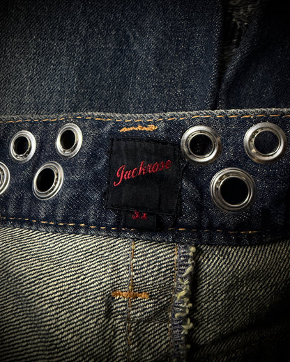 Jackrose Multi Eyelet Bootcut Denim