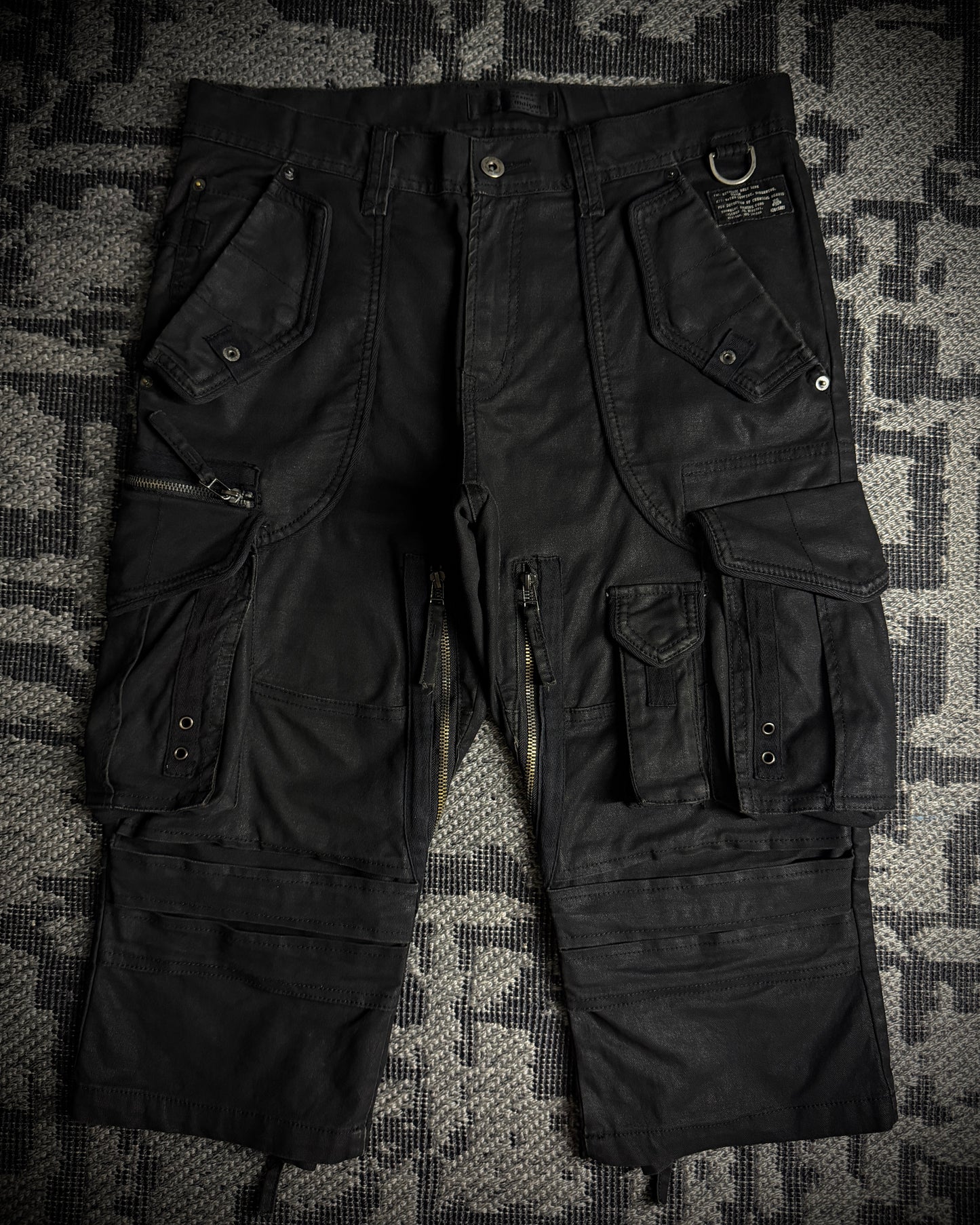 Luv Maison × Jackrose Coated Utility Cargo Shorts