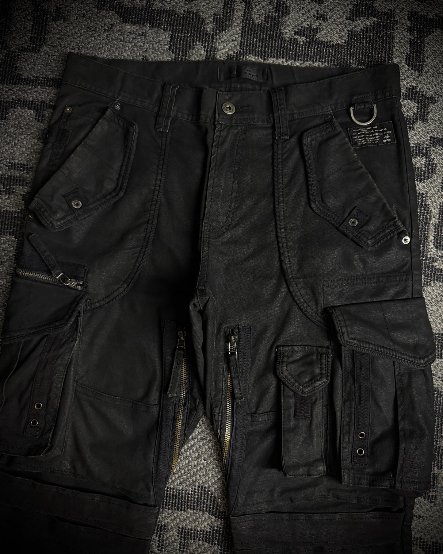 Luv Maison × Jackrose Coated Utility Cargo Shorts