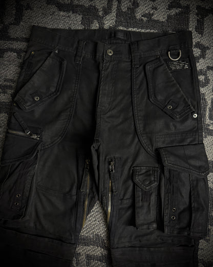 Luv Maison × Jackrose Coated Utility Cargo Shorts