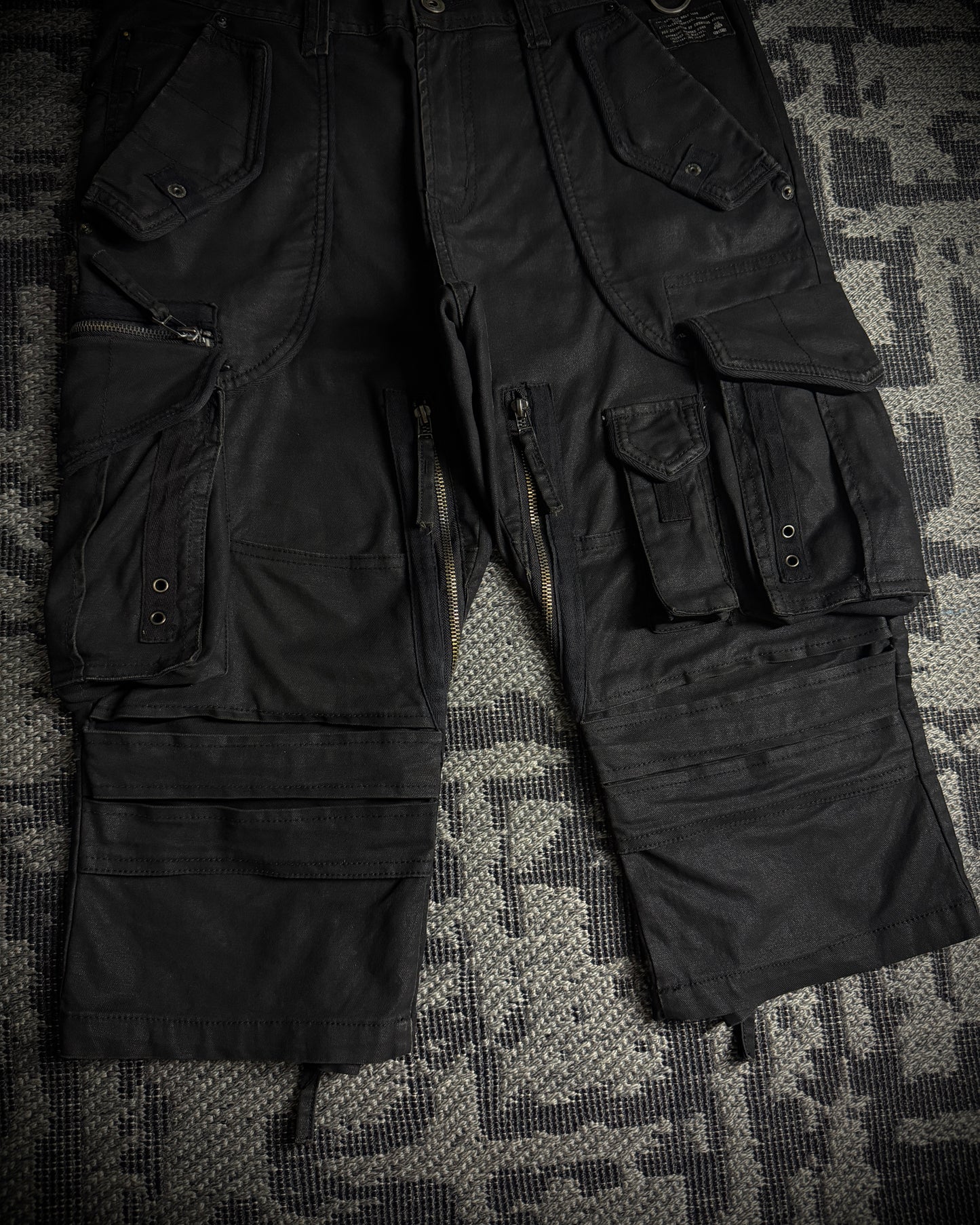 Luv Maison × Jackrose Coated Utility Cargo Shorts
