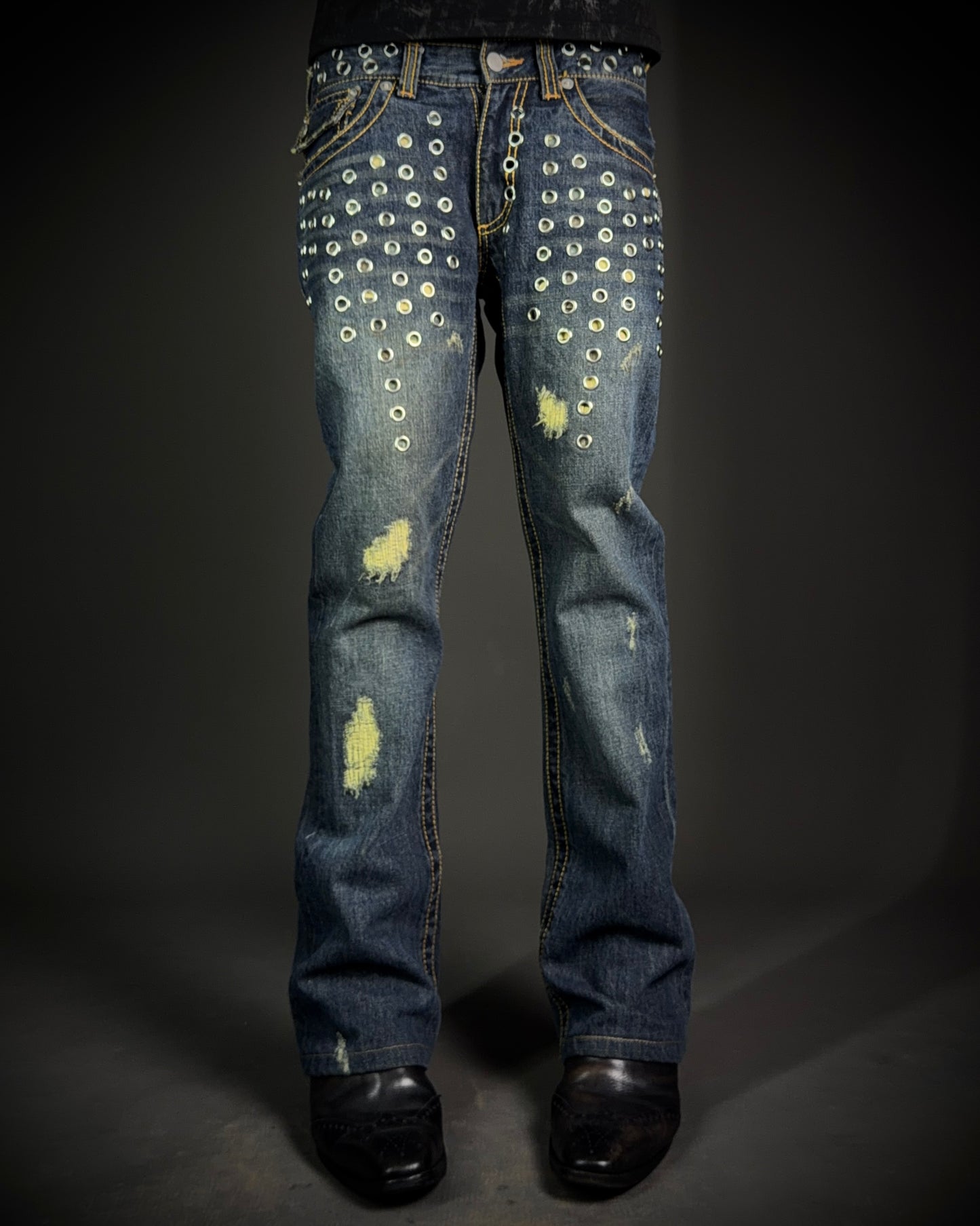 Jackrose Multi Eyelet Bootcut Denim