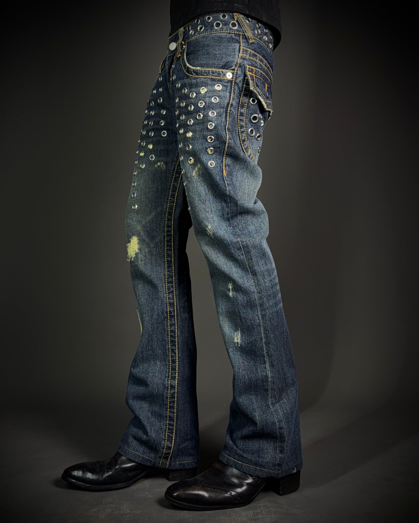 Jackrose Multi Eyelet Bootcut Denim