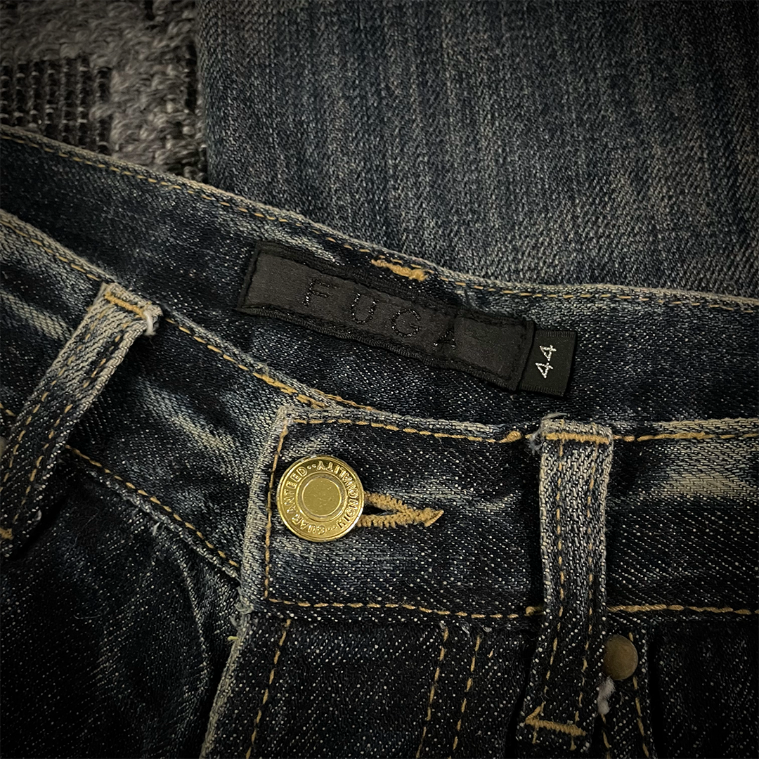 Fuga Distressed Glitter Boot Cut Jeans